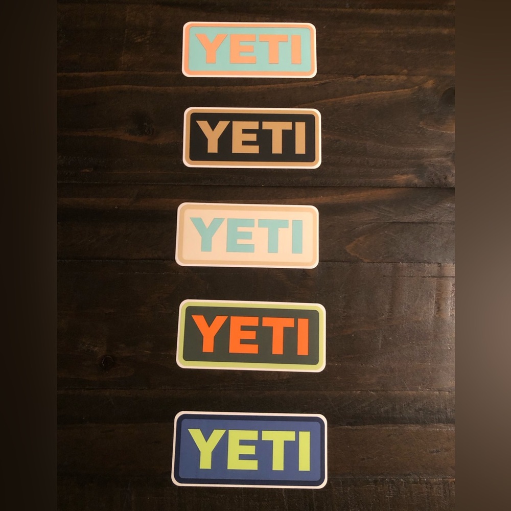 Yeti Stickers Bundle of 5